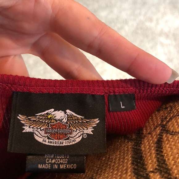 Harley Davidson Tank Top Size Large - Picture 3 of 3